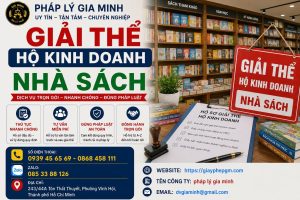 Giải thể hộ kinh doanh nhà sách