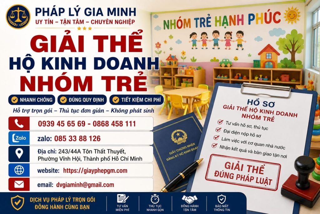 Giải thể hộ kinh doanh nhóm trẻ – Chốt học phí, phụ huynh và giáo viên trước khi đóng cơ sở 1 Giải thể hộ kinh doanh nhóm trẻ