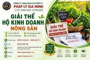Giải thể hộ kinh doanh nông sản