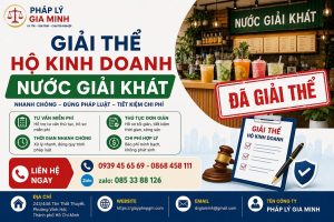 Giải thể hộ kinh doanh nước giải khát