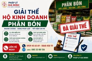 Giải thể hộ kinh doanh phân bón
