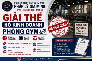 Giải thể hộ kinh doanh phòng gym