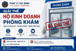 Giải thể hộ kinh doanh phòng khám
