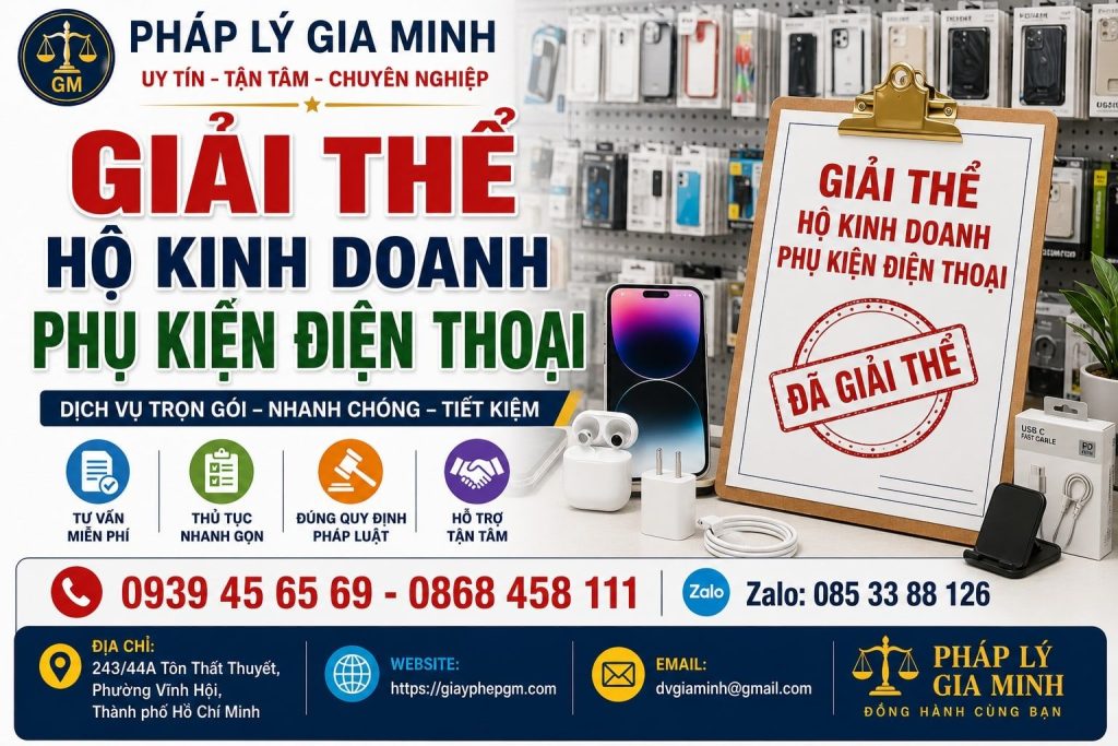 Giải thể hộ kinh doanh phụ kiện điện thoại – Kiểm kê hàng nhỏ lẻ để tránh thất thoát khi đóng cửa 1 Giải thể hộ kinh doanh phụ kiện điện thoại