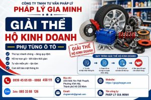 Giải thể hộ kinh doanh phụ tùng ô tô