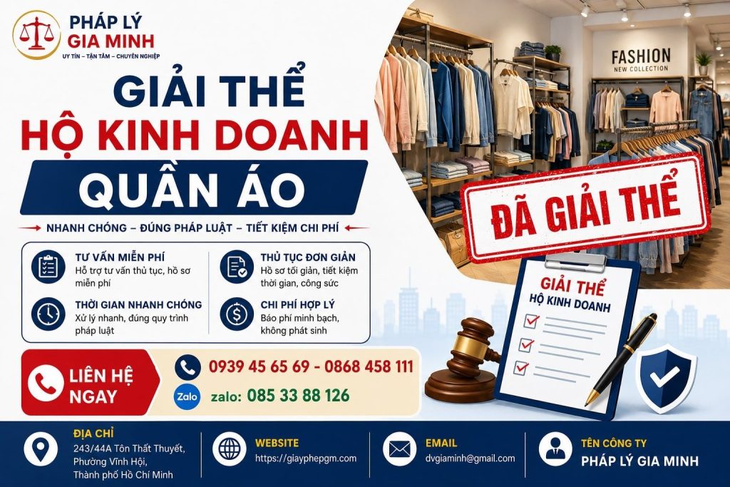 Giải thể hộ kinh doanh quần áo – Thanh lý tồn kho theo size, mẫu và mùa trước khi đóng shop 1 Giải thể hộ kinh doanh quần áo