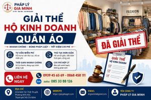 Giải thể hộ kinh doanh quần áo