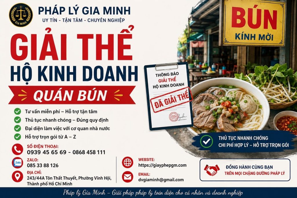 Giải thể hộ kinh doanh quán bún – Khép lại hoạt động mà không để sót công nợ và nghĩa vụ thuế 1 Giải thể hộ kinh doanh quán bún