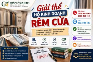 Giải thể hộ kinh doanh rèm cửa