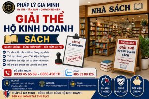 Giải thể hộ kinh doanh sách