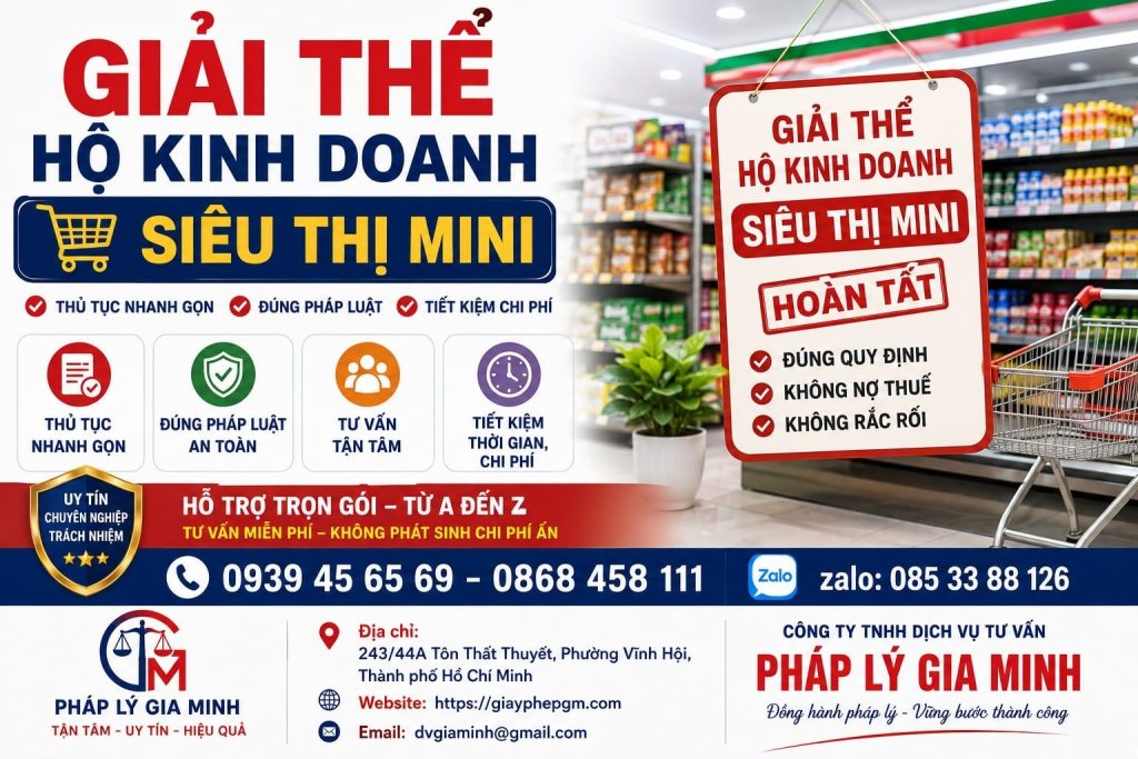 Giải thể hộ kinh doanh siêu thị mini – Chốt hàng nghìn mã tồn kho trước khi đóng điểm bán 1 Giải thể hộ kinh doanh siêu thị mini