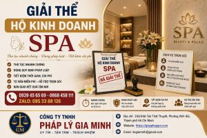 Giải thể hộ kinh doanh spa