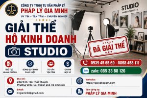 Giải thể hộ kinh doanh studio