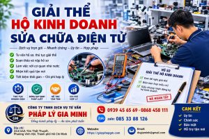 Giải thể hộ kinh doanh sửa chữa điện tử