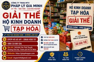 Giải thể hộ kinh doanh tạp hóa