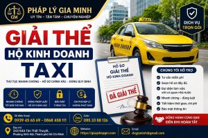 Giải thể hộ kinh doanh taxi