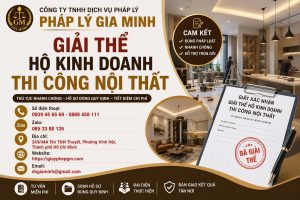 Giải thể hộ kinh doanh thi công nội thất