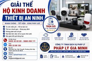 Giải thể hộ kinh doanh thiết bị an ninh