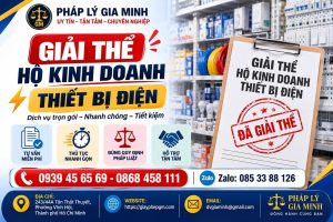 Giải thể hộ kinh doanh thiết bị điện
