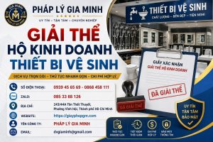Giải thể hộ kinh doanh thiết bị vệ sinh