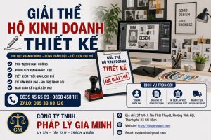 Giải thể hộ kinh doanh thiết kế