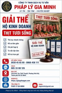 Giải thể hộ kinh doanh thịt tươi sống