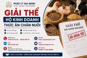 Giải thể hộ kinh doanh thức ăn chăn nuôi