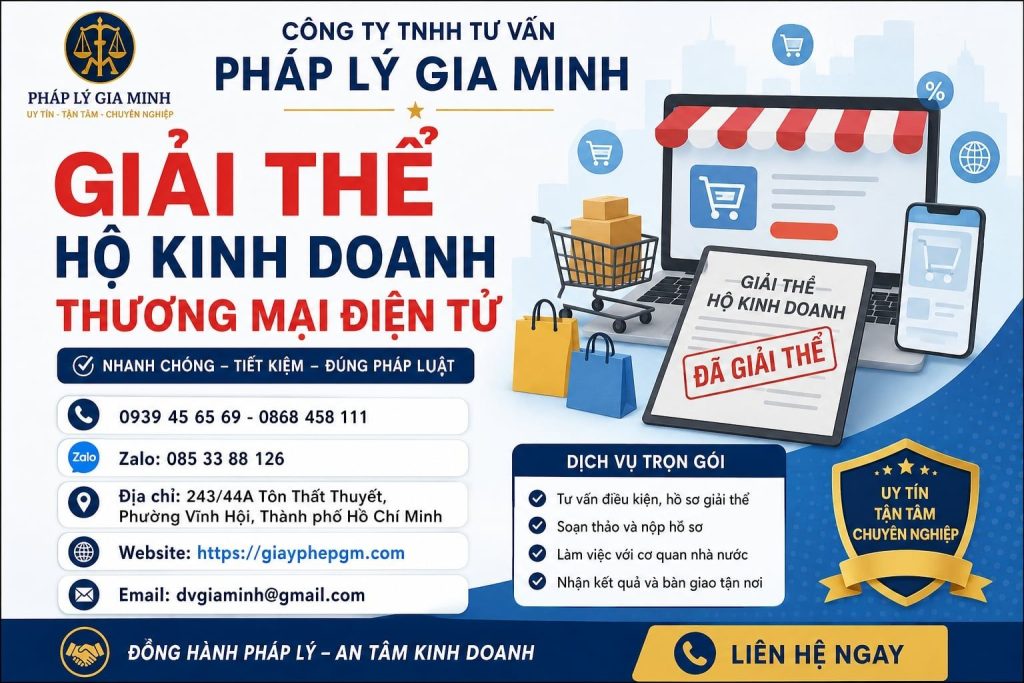 Giải thể hộ kinh doanh thương mại điện tử – Chốt đơn đa kênh, ví tiền và tồn kho trước khi dừng hoạt động 1 Giải thể hộ kinh doanh thương mại điện tử