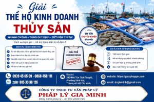 Giải thể hộ kinh doanh thủy sản