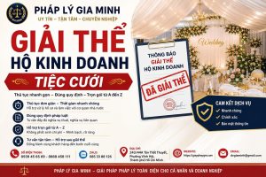 Giải thể hộ kinh doanh tiệc cưới