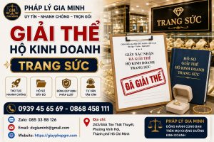 Giải thể hộ kinh doanh trang sức