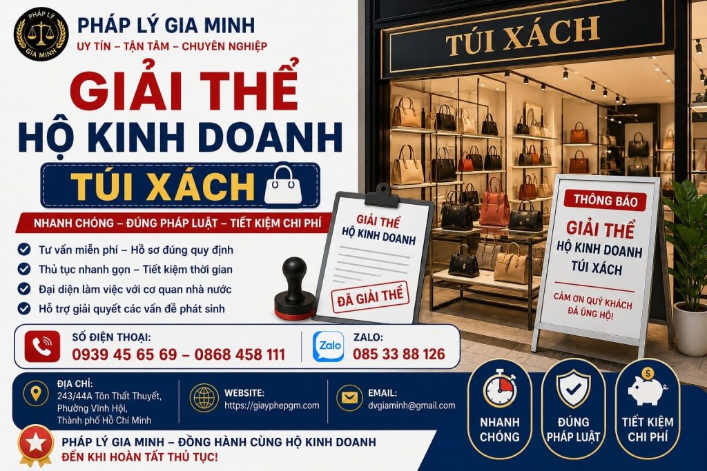 Giải thể hộ kinh doanh túi xách – Chốt hàng giá trị cao, ký gửi và công nợ trước khi đóng shop 1 Giải thể hộ kinh doanh túi xách
