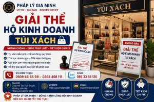 Giải thể hộ kinh doanh túi xách