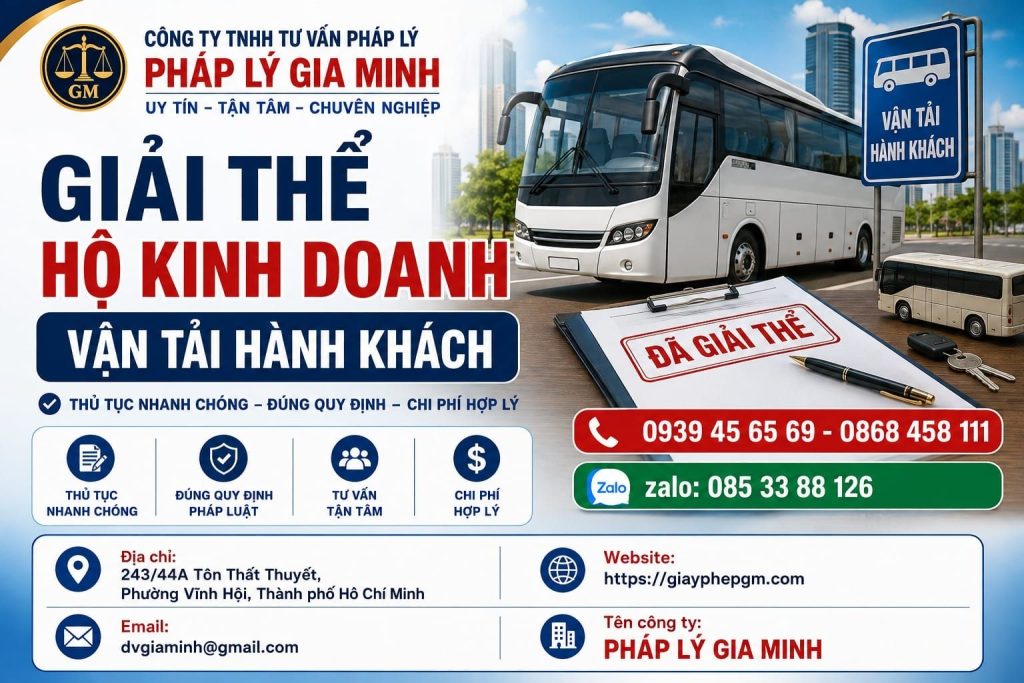 Giải thể hộ kinh doanh vận tải hành khách