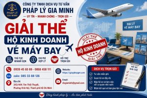 Giải thể hộ kinh doanh vé máy bay