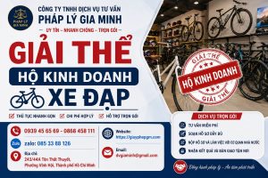 Giải thể hộ kinh doanh xe đạp
