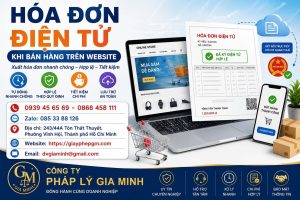 Hóa đơn điện tử khi bán hàng trên website