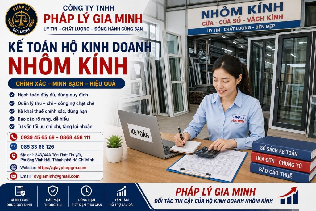 Kế toán hộ kinh doanh nhôm kính