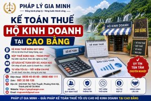 Kế toán thuế hộ kinh doanh tại Cao Bằng