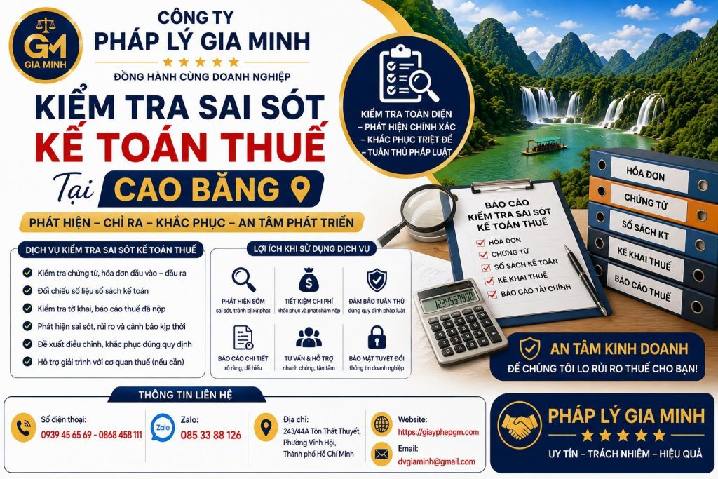 Kiểm tra sai sót kế toán thuế tại Cao Bằng