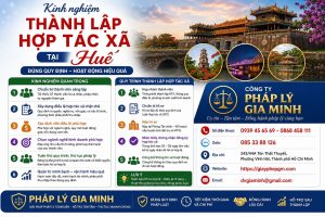 Kinh nghiệm thành lập hợp tác xã tại Huế đúng quy định