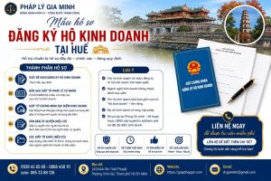 Mẫu hồ sơ đăng ký hộ kinh doanh tại Huế