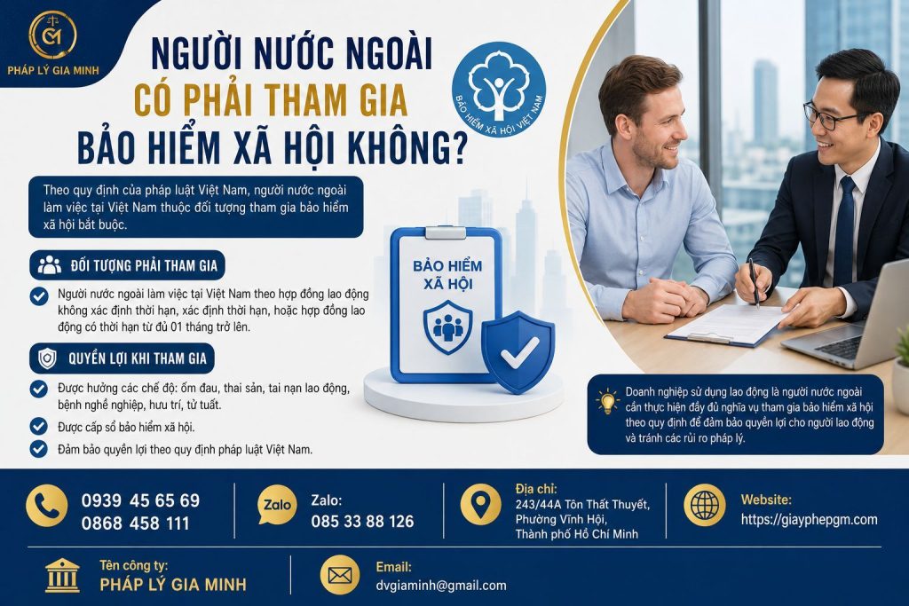 Người nước ngoài có phải tham gia bảo hiểm xã hội không