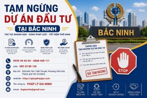 Tạm ngừng dự án đầu tư tại Bắc Ninh