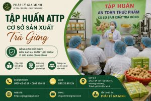 Tập huấn ATTP cơ sở sản xuất trà gừng