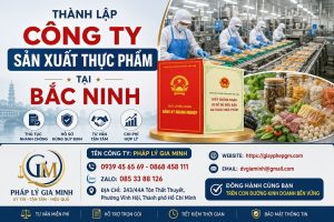 Thành lập công ty sản xuất thực phẩm tại Bắc Ninh