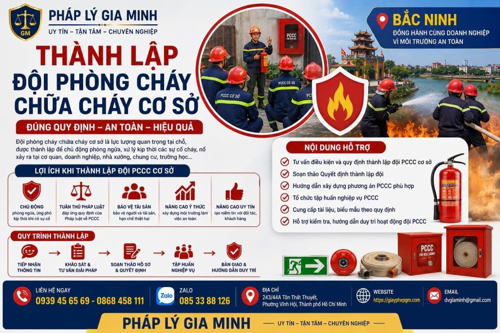 Thành lập đội phòng cháy chữa cháy cơ sở