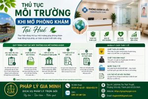 Thủ tục môi trường khi mở phòng khám tại Huế