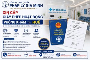 Xin cấp giấy phép hoạt động phòng khám tại Huế
