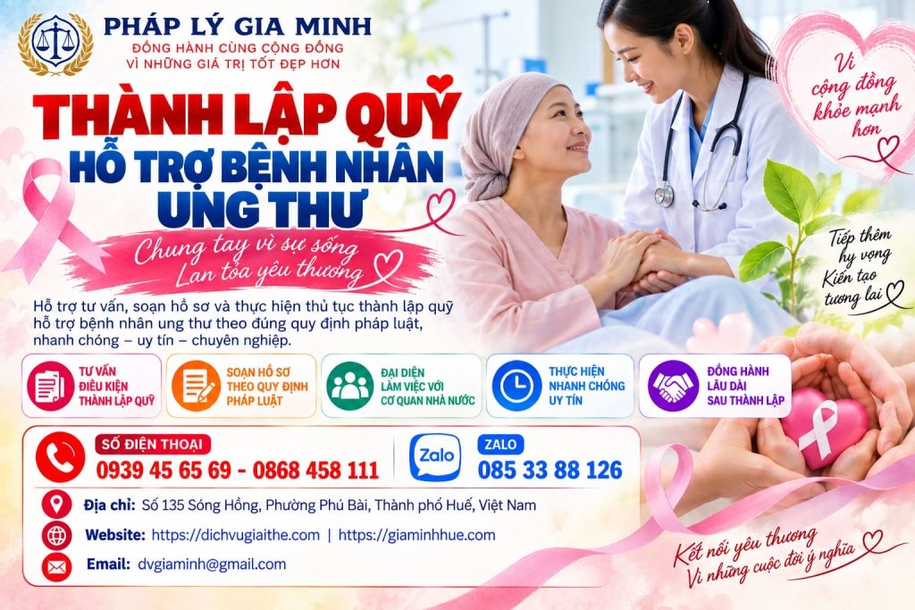 Thành lập quỹ hỗ trợ bệnh nhân ung thư